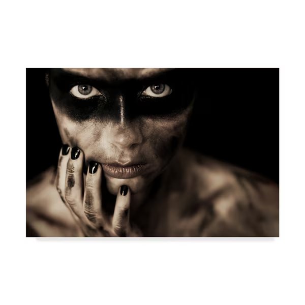 Bart Peeters 'Warpaint' Canvas Art, 22x32, Trademark Fine Art, Mfr#: 1X05787-C2232GG